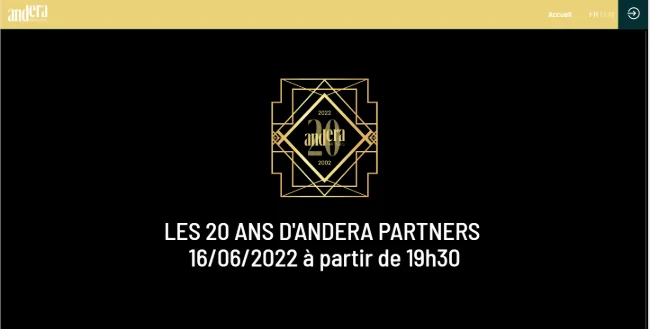 Les 20 ans d'Andera Partners