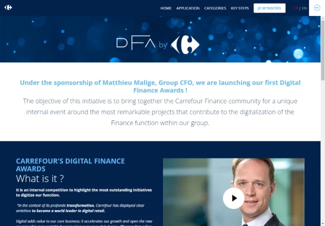 Digital Finance Awards by Carrefour