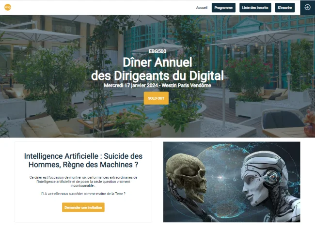 Dîner Annuel des Dirigeants du Digital