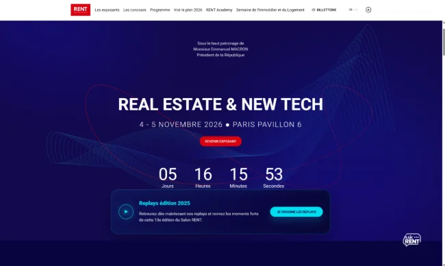 RENT Paris 2026