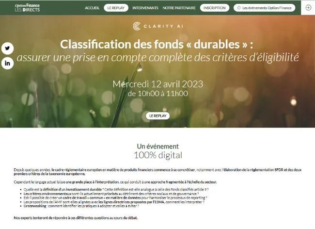 Classification des fonds « durables » : assurer une prise en compte complète des critères d’éligibilité