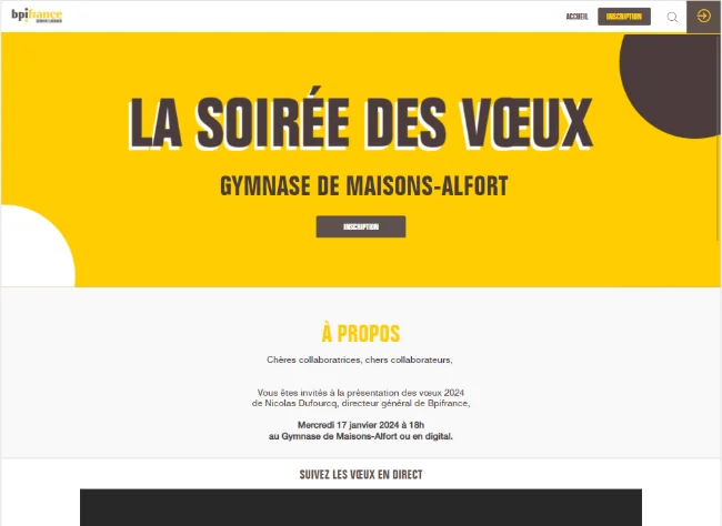 La soirée de voeux Bpifrance 2024