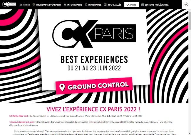 CX Paris 2022